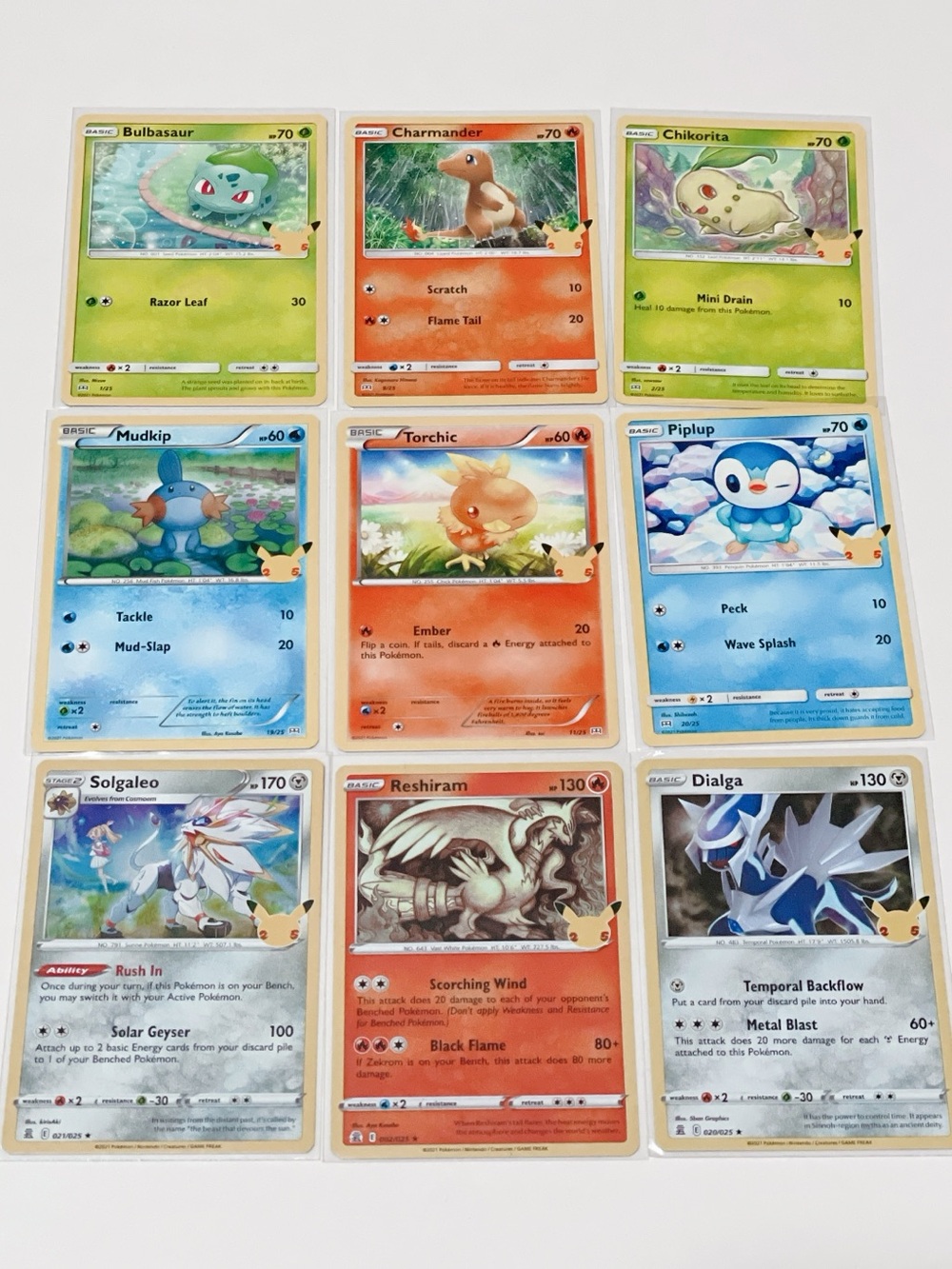 Pokemon 25th Anniversary Trading Card Bundle